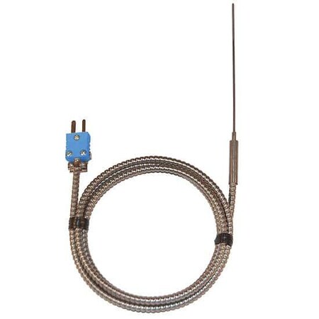 Digi-Sense Type-T Hypo Tip Probe 4"L Mini-Conn, SS 93607-24